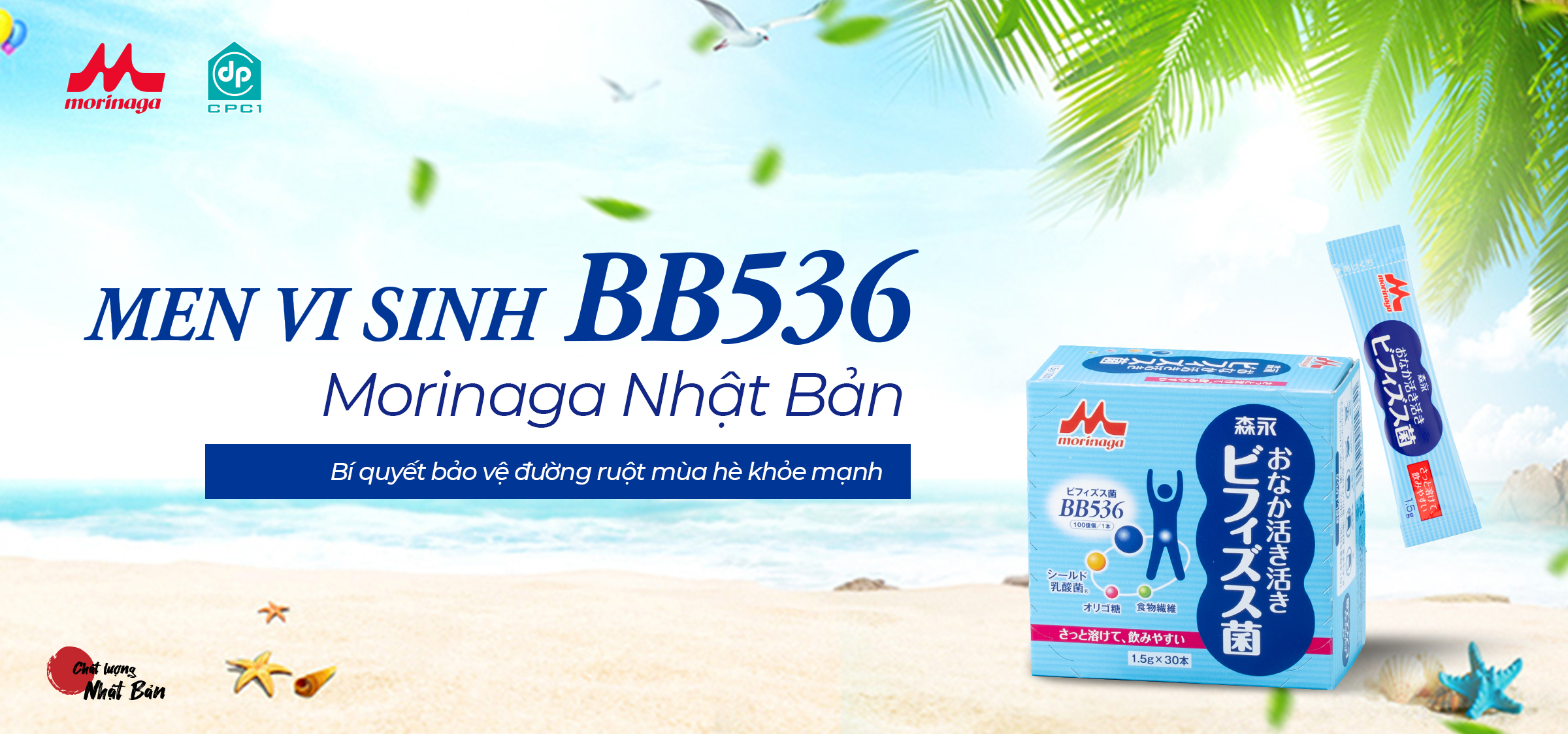 Men vi sinh BB536 Morinaga Nhật Bản – Bí quyết bảo vệ đường ruột mùa hè khỏe mạnh